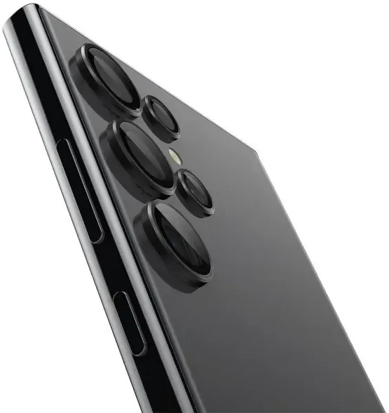 Spigen Optik.Tr Kamera Sam S24 Ultra S928 "EZ FIT" Objektyvas 2 vnt. 2 vnt. juoda juodas AGL07425