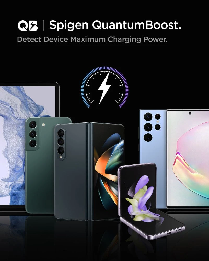 Įkroviklis Spigen PC2200 2x USB-C (ACP04581)