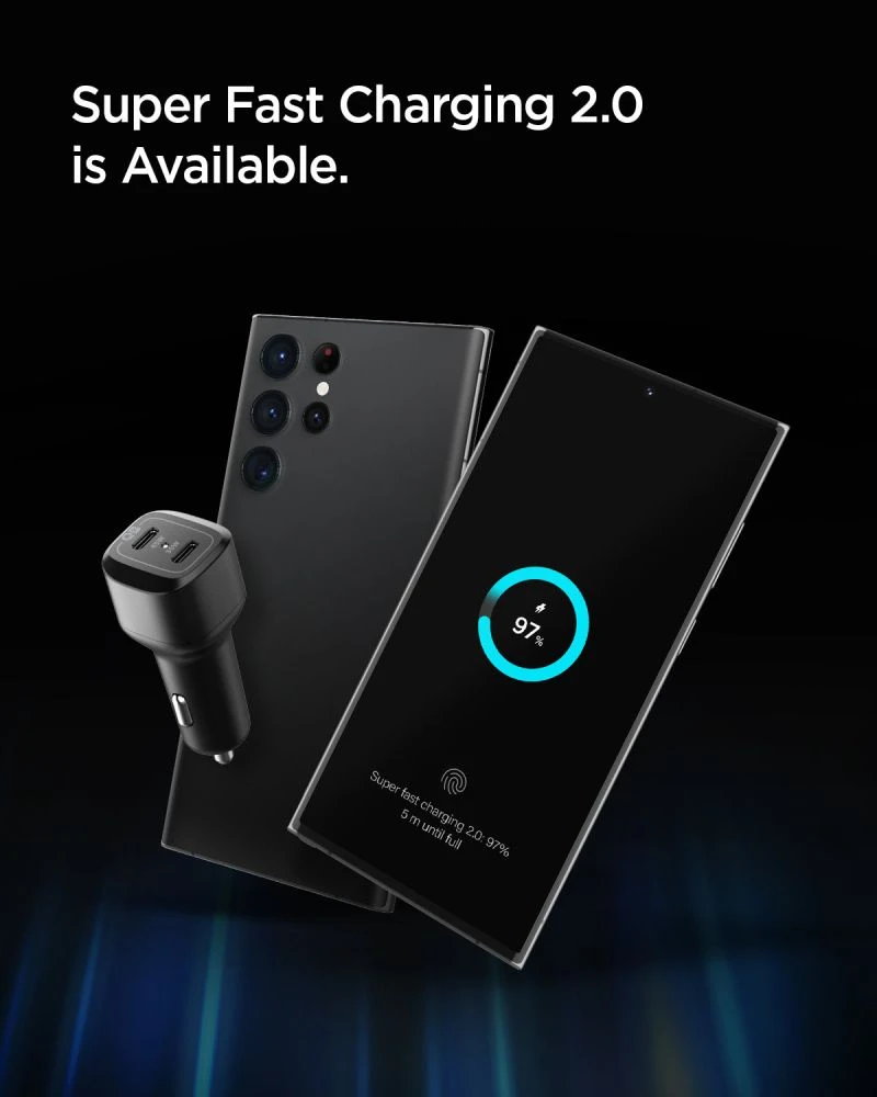 Įkroviklis Spigen PC2200 2x USB-C (ACP04581)