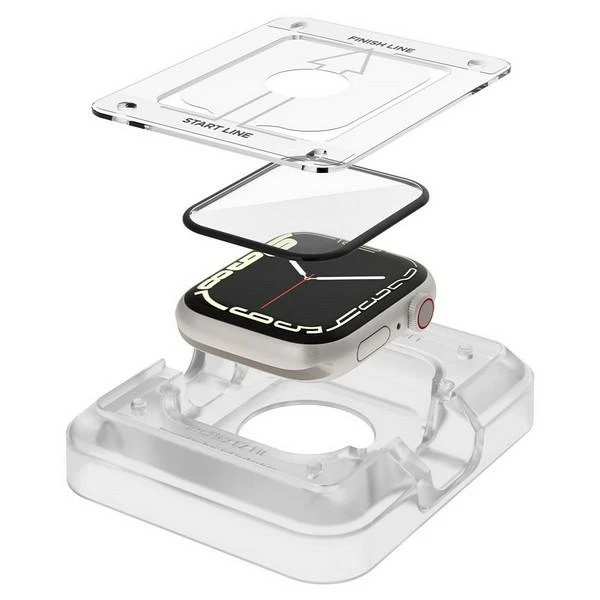 Apsauginis ekrano stiklas išmaniojo laikrodžio Apple Watch 7, 41mm, 2vnt.