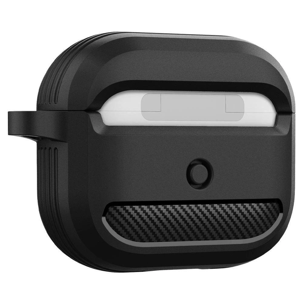 Dėklas Spigen Rugged Armor, juodos spalvos – AirPods 3