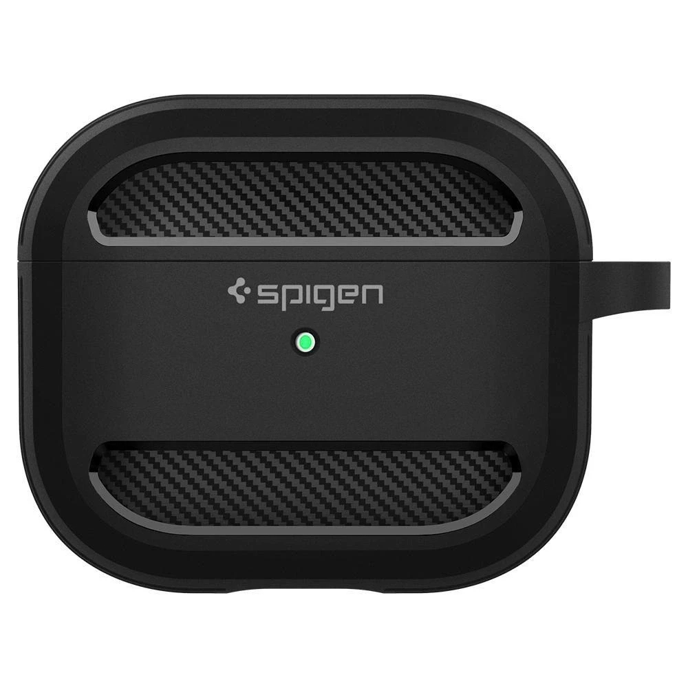 Dėklas Spigen Rugged Armor, juodos spalvos – AirPods 3