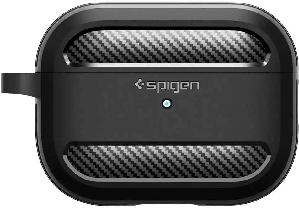 Dėklas SPIGEN RUGGED ARMOR APPLE AIRPODS PRO 1 / 2 MATINIS Juodas