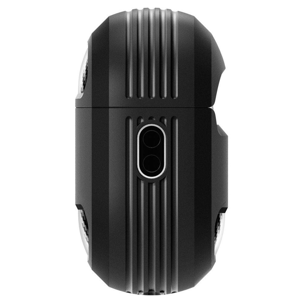 Spigen RUGGED ARMOR Apple AIRPODS PRO 1 / 2 dėklas ausinėms juodos spalvos