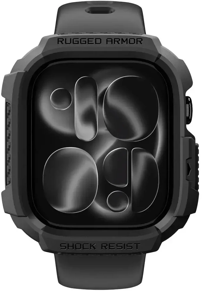 Spigen Rugged Armor Case for Apple Watch 42mm - Matte Juodas