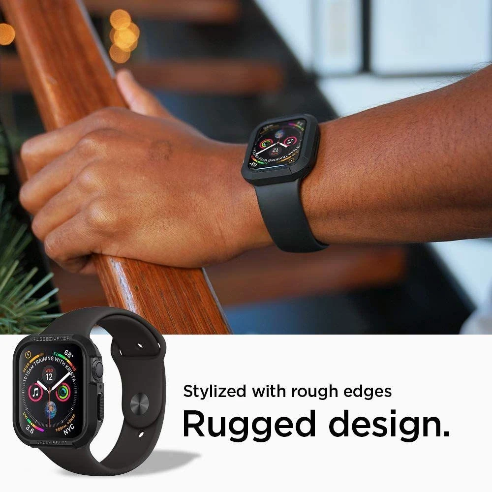 Išmaniojo laikrodžio Apple 4 ekrano rėmelis, Juodos spalvos, 40mm