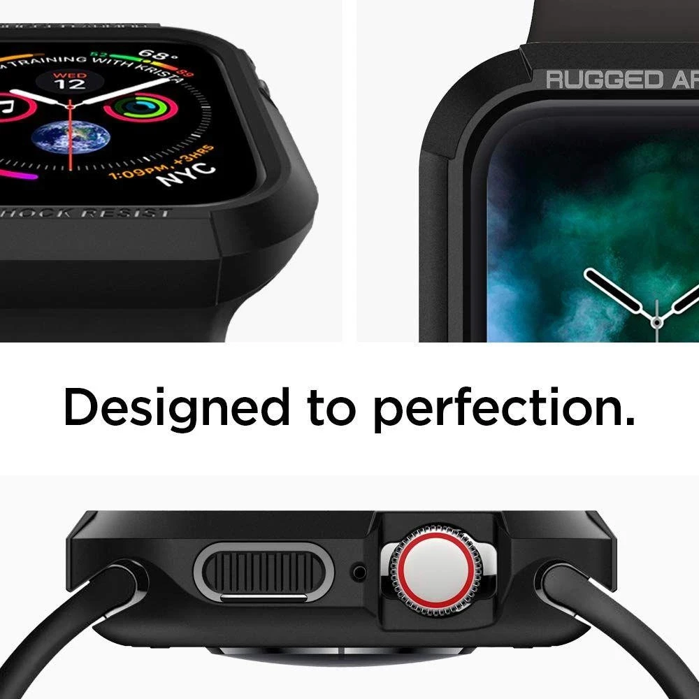 Išmaniojo laikrodžio Apple 4 ekrano rėmelis, Juodos spalvos, 40mm