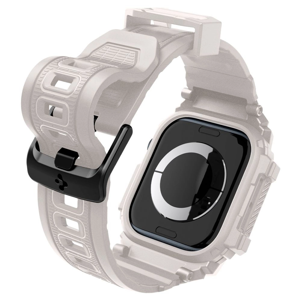 Spigen Rugged Armor ”Pro” Apyrankė for Apple Watch 10 (46MM) – rusvai gelsvas