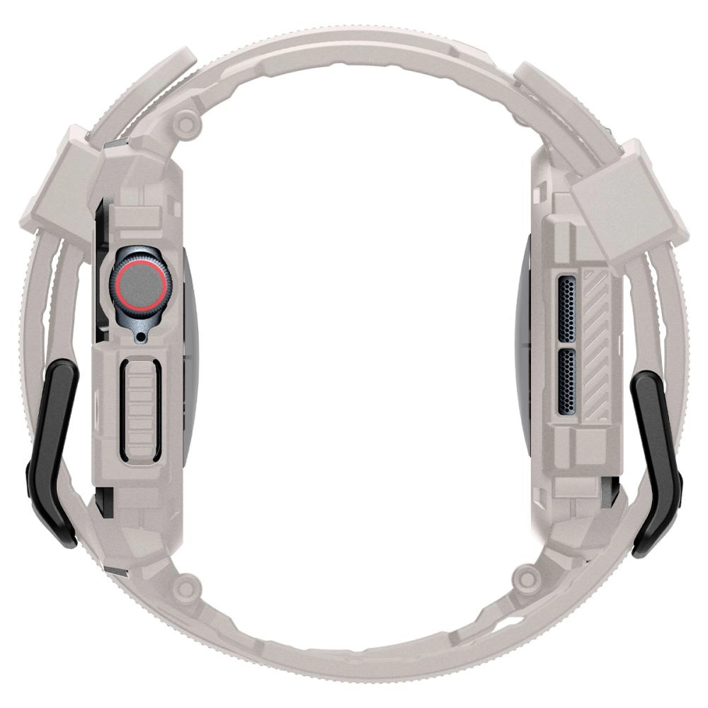 Spigen Rugged Armor ”Pro” Apyrankė for Apple Watch 10 (46MM) – rusvai gelsvas