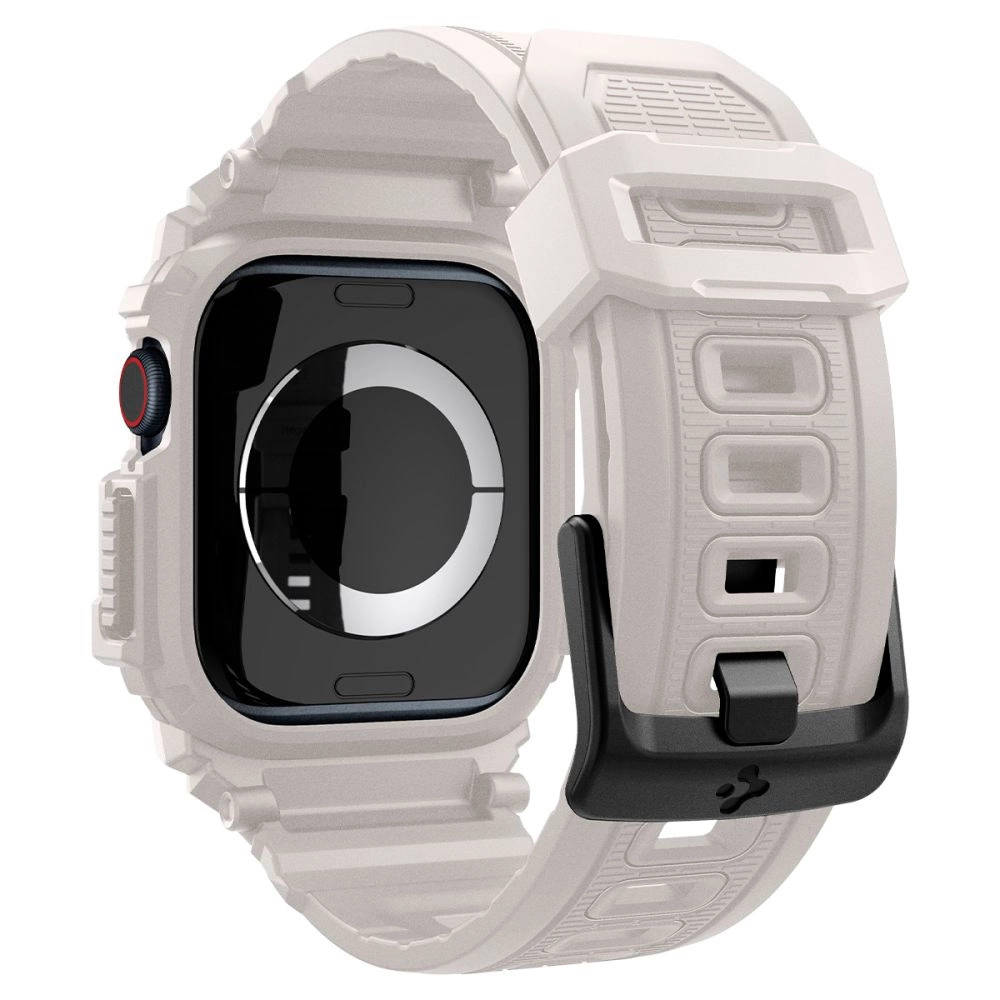 Spigen Rugged Armor ”Pro” Apyrankė for Apple Watch 10 (46MM) – rusvai gelsvas