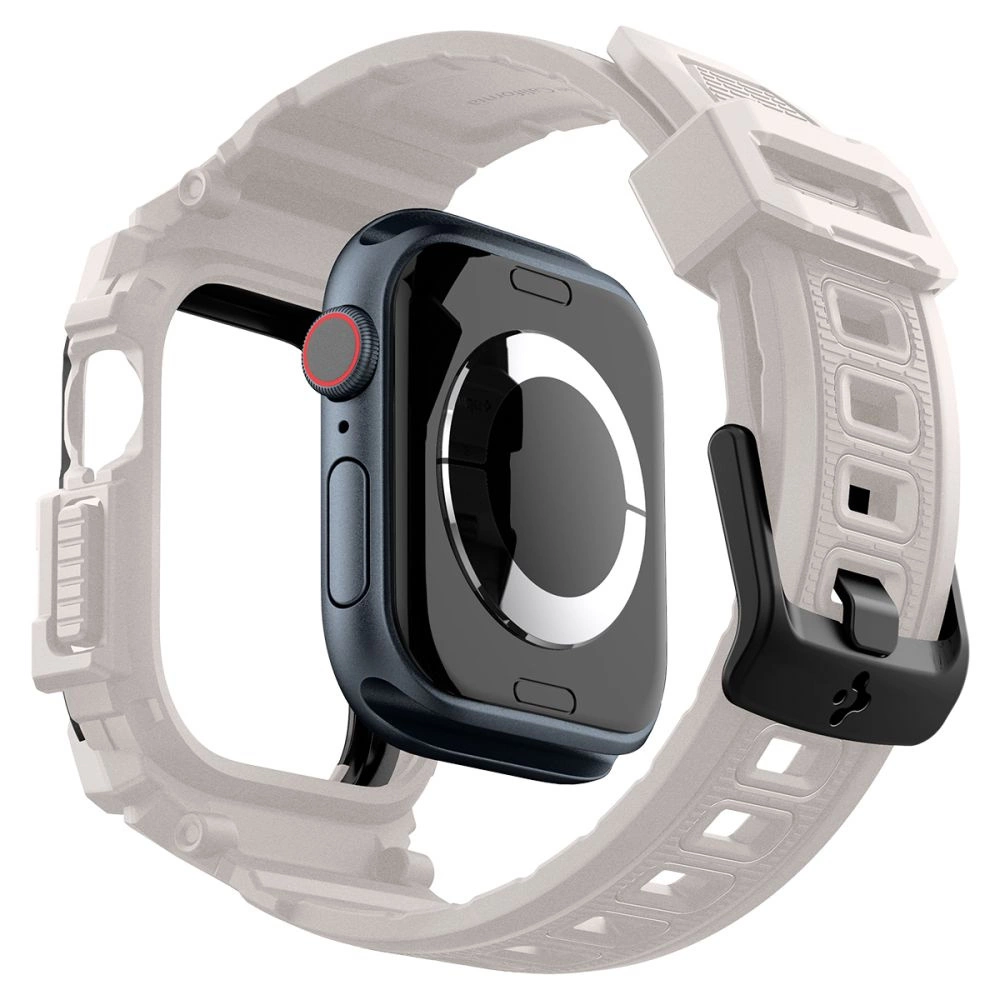 Spigen Rugged Armor ”Pro” Apyrankė for Apple Watch 10 (46MM) – rusvai gelsvas