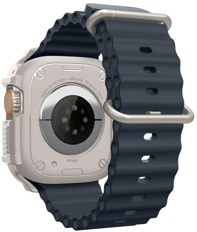 Apple Watch Ultra 1 / 2 (49mm) Spigen Rugged Armor beige dėklas laikrodžiui