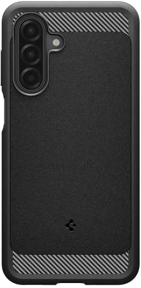 Spigen Rugged Armor dėklas skirtas Samsung Galaxy A17 – matinis juodos spalvos