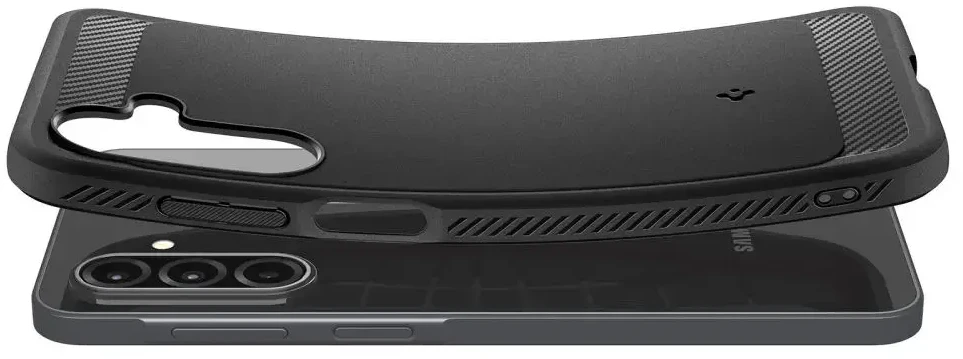 Dėklas SPIGEN RUGGED ARMOR GALAXY A17 4G | 5G MATTE Juodas