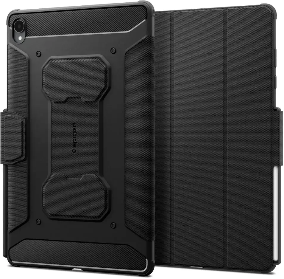 Spigen Rugged Armor Pro Case for Samsung Galaxy Tab S12+ 12.6" - Matte Juodas