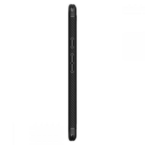 Dėklas Spigen Rugged Armor, juodas - Google Pixel 6a
