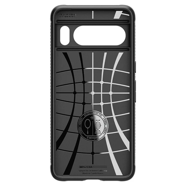 Dėklas Spigen Rugged Armor, matinė juoda - Google Pixel 8 Pro