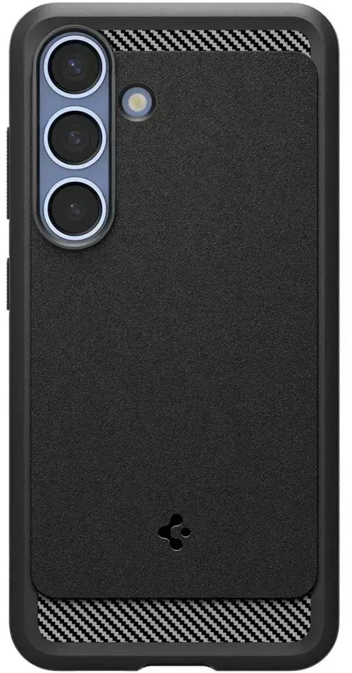 Spigen Rugged Armor Mag MagSafe Samsung Galaxy S25 – Matte dėklas telefonui juodos spalvos
