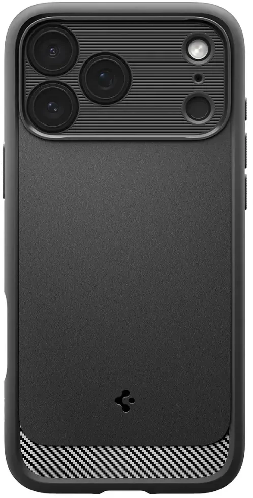Spigen Rugged Armor Mag MagSafe dėklas iPhone 17 Pro Max juodas