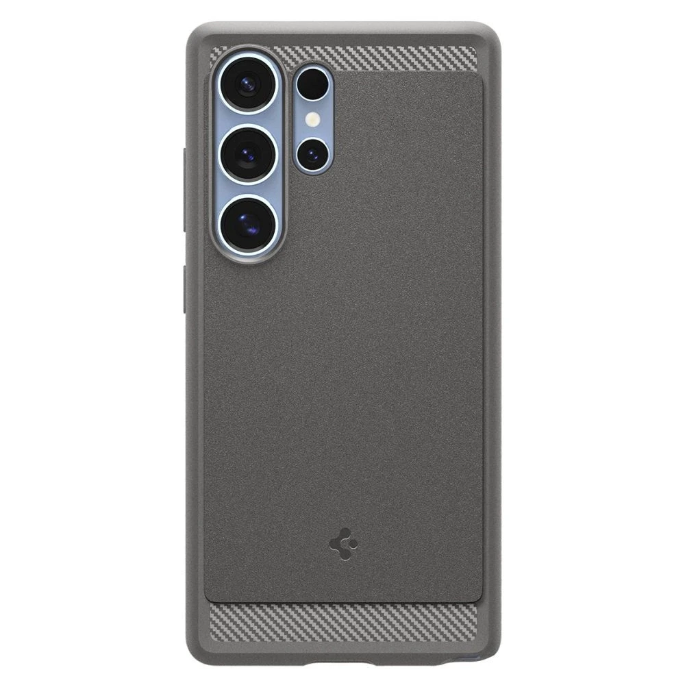 Spigen Rugged Armor Mag MagSafe – dėklas skirtas Samsung Galaxy S25 Ultra Marble Pilkas
