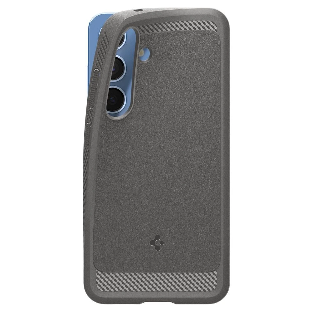 Spigen Rugged Armor Mag MagSafe Samsung Galaxy S25 – dėklas telefonui pilkos spalvos