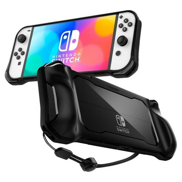 Spigen Rugged Armor, juodos spalvos – Nintendo Switch OLED
