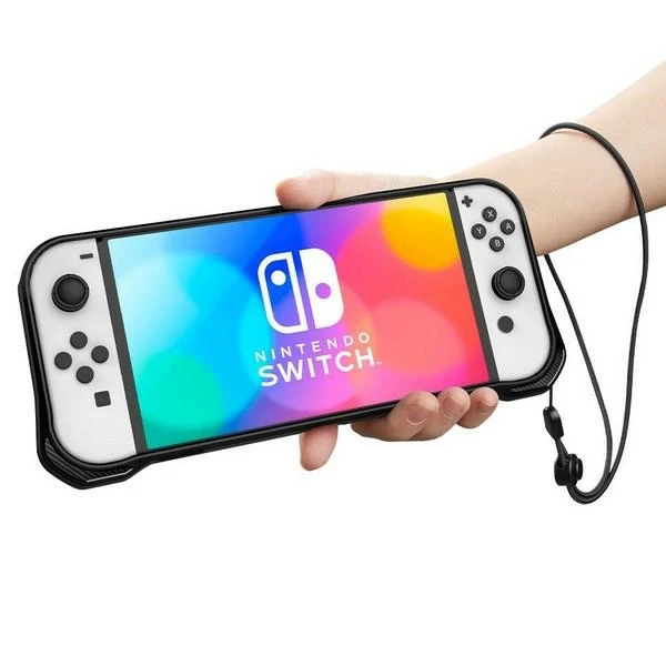 Spigen Rugged Armor, juodos spalvos – Nintendo Switch OLED