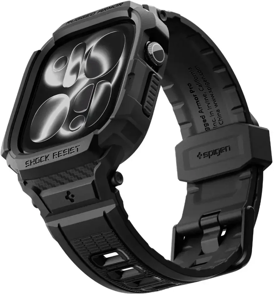 Spigen Rugged Armor Pro Apple Watch 42mm Strap - Matte Juodas