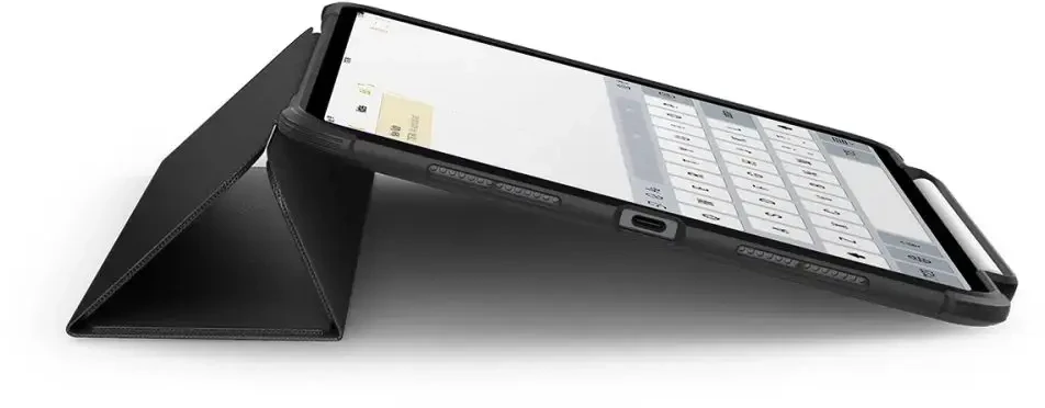 Spigen „Rugged Armor Pro“ dėklas, skirtas „iPad Pro 11“ 2024 m. – juodas