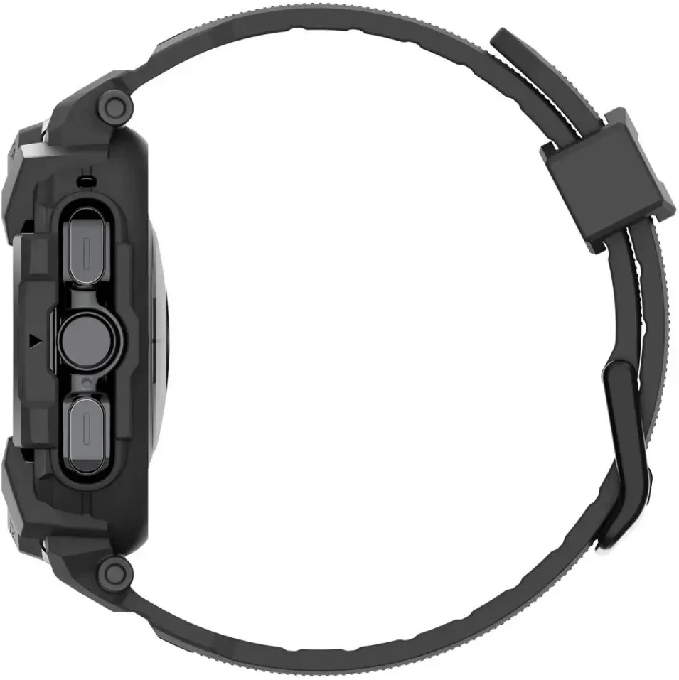 Spigen Rugged Armor Pro Case for Samsung Galaxy Watch Ultra (47mm) - Matte Juodas