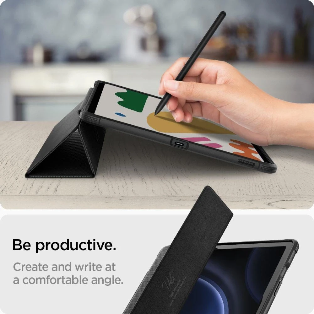 Spigen Rugged Armor Pro – Samsung Galaxy Tab S9 FE+ 12.4 Juodas