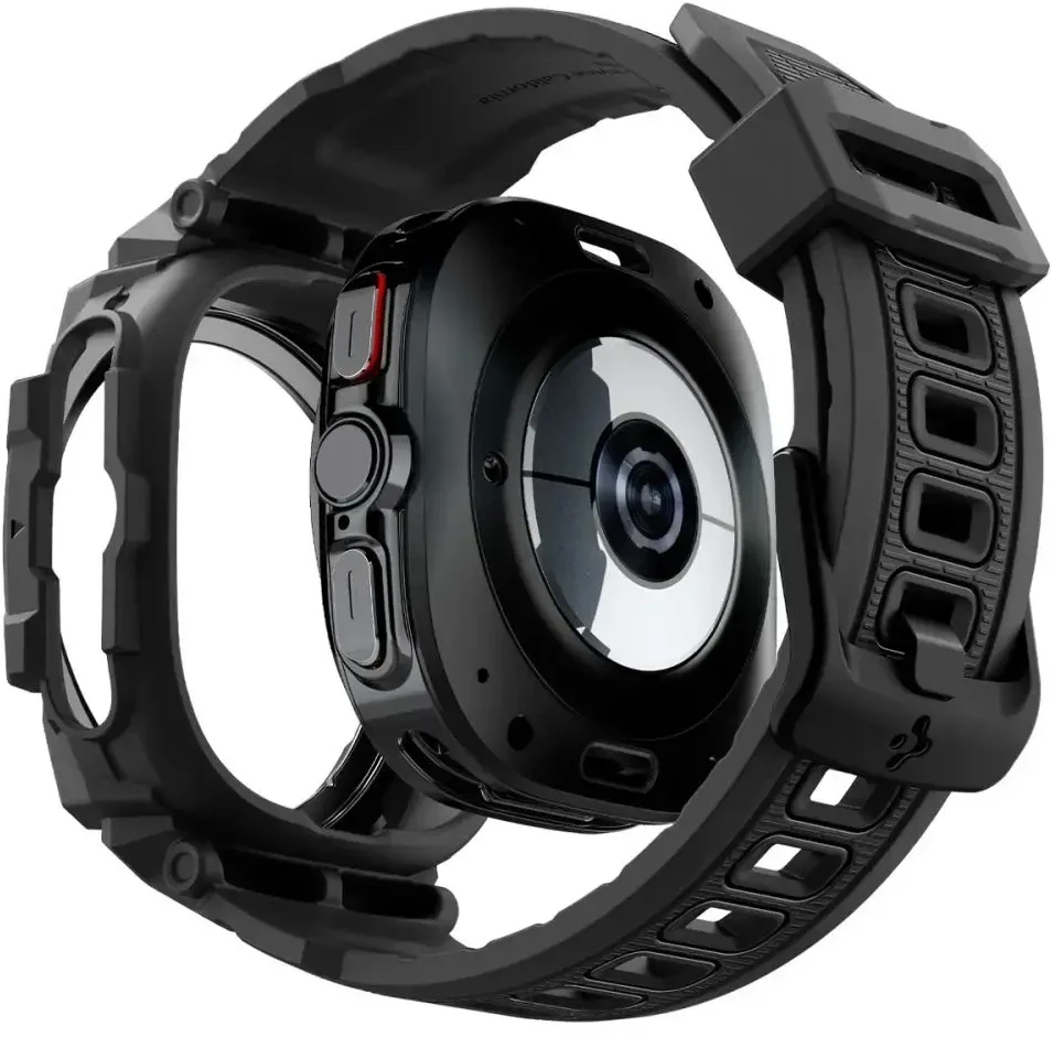 Spigen Rugged Armor Pro Case for Samsung Galaxy Watch Ultra (47mm) - Matte Juodas