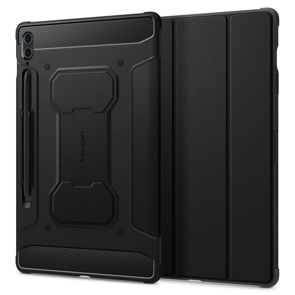 Spigen Rugged Armor Pro – Samsung Galaxy Tab S9 FE+ 12.4 Juodas