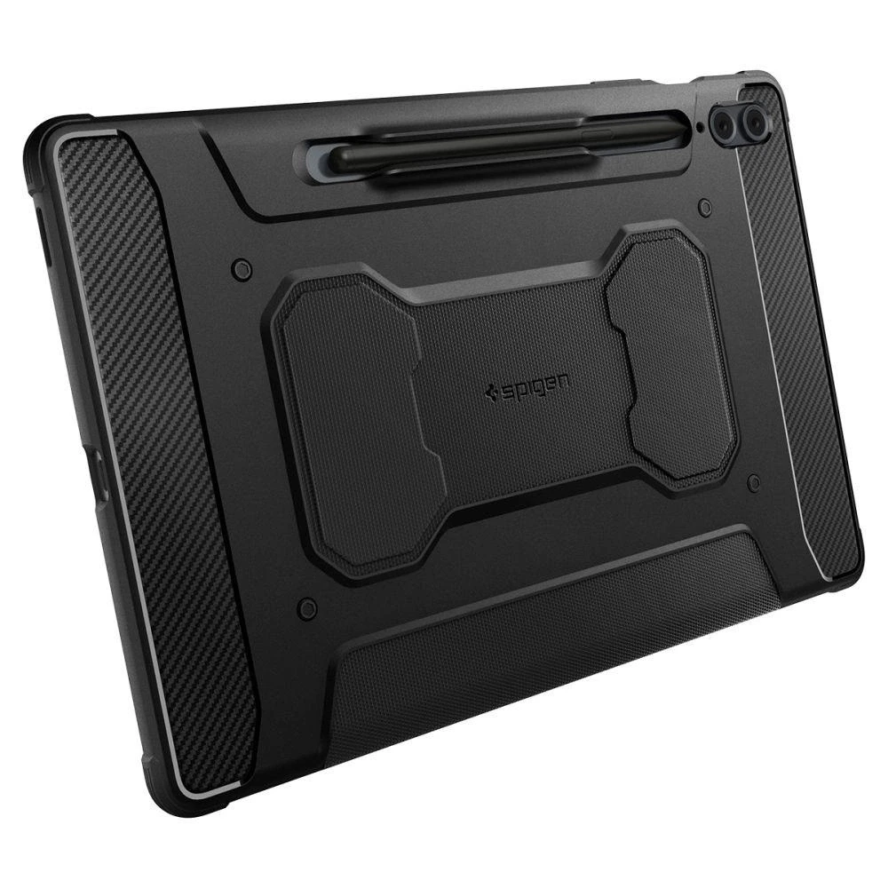 Spigen Rugged Armor Pro – Samsung Galaxy Tab S9 FE+ 12.4 Juodas