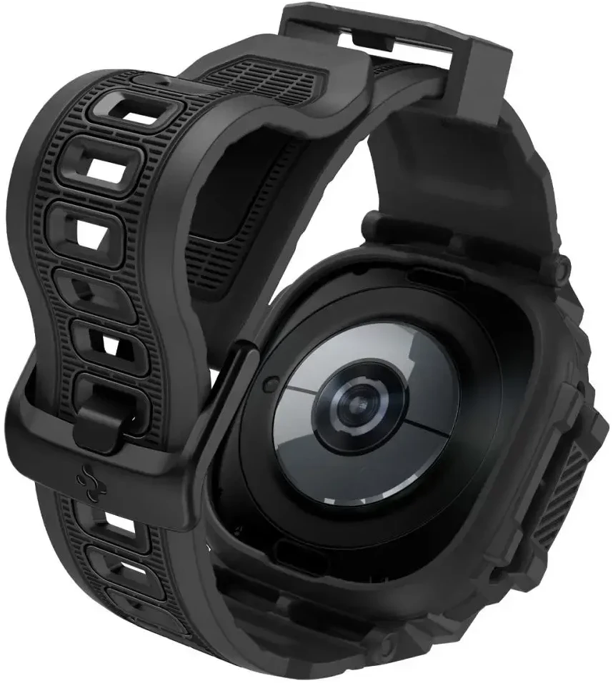 Spigen Rugged Armor Pro Case for Samsung Galaxy Watch Ultra (47mm) - Matte Juodas