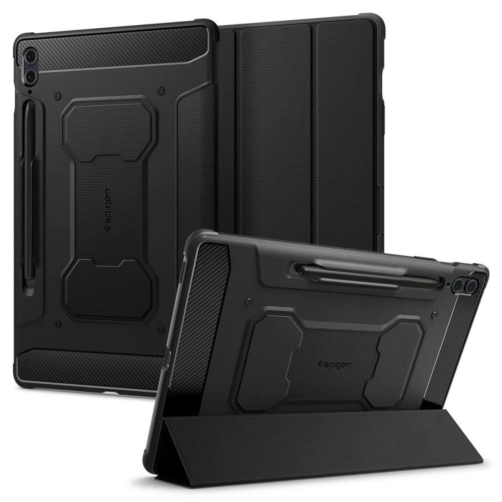 Spigen Rugged Armor Pro – Samsung Galaxy Tab S9 FE+ 12.4 Juodas