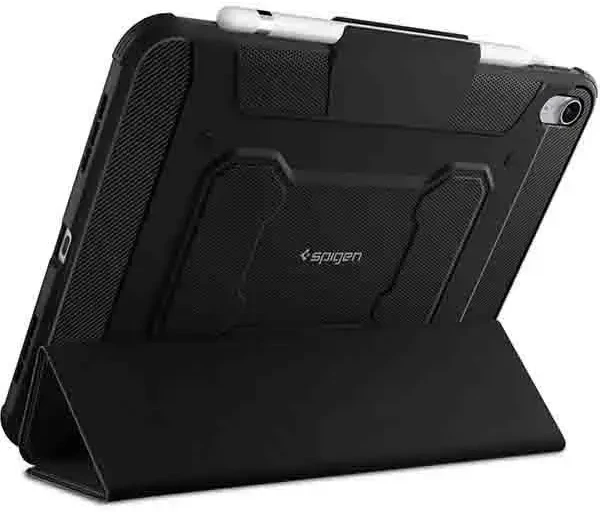 Spigen Rugged Armor Pro, juodos spalvos – iPad 10.9″ 2022/11″ 2025