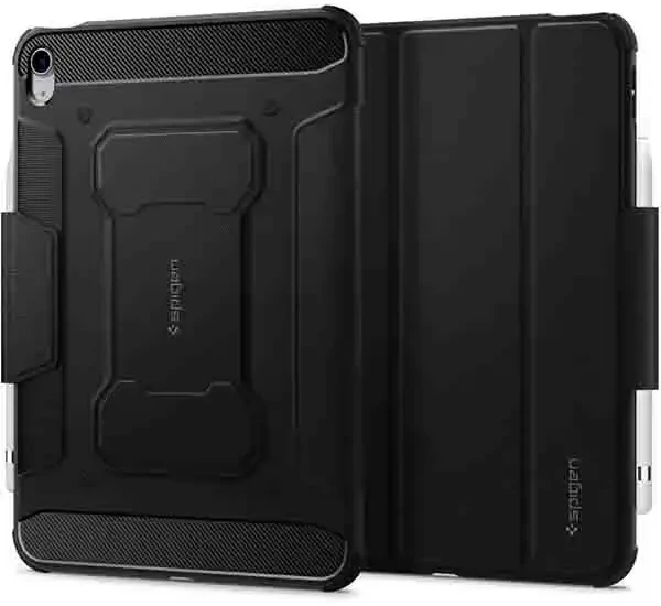 Spigen Rugged Armor Pro, juodos spalvos – iPad 10.9″ 2022/11″ 2025