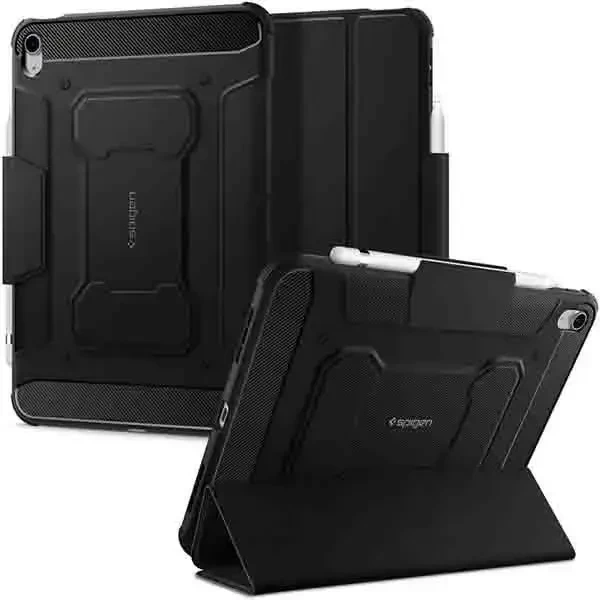Spigen Rugged Armor Pro, juodos spalvos – iPad 10.9″ 2022/11″ 2025