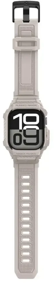 Spigen Rugged Armor ”Pro” V2 Apple Watch 10 / 11 (46 mm) Dune rusvai gelsvas