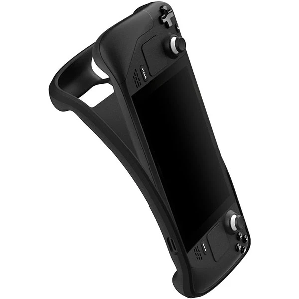 Spigen Rugged Armor, juodos spalvos – Steam Deck