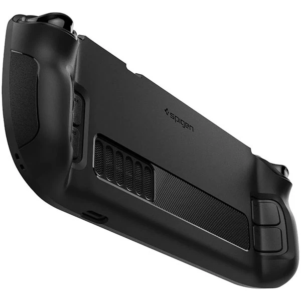 Spigen Rugged Armor, juodos spalvos – Steam Deck