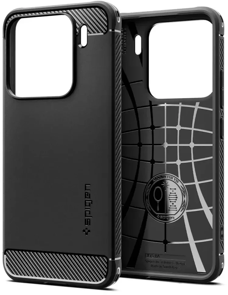 Dėklas SPIGEN RUGGED ARMOR XIAOMI 15 MATTE Juodas
