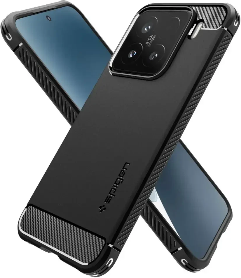 Dėklas SPIGEN RUGGED ARMOR XIAOMI 15 MATTE Juodas