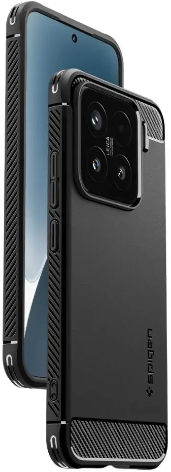 Dėklas SPIGEN RUGGED ARMOR XIAOMI 15 MATTE Juodas