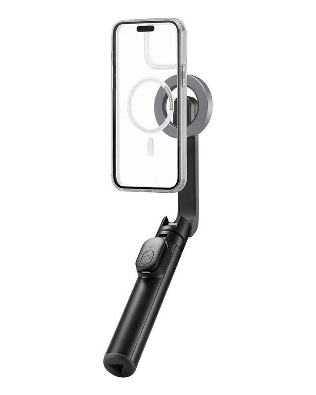 Spigen S570W MagSafe Bluetooth Selfie Stick Tripod – Išmanusis telefonas stand / selfie stick holder Juodas