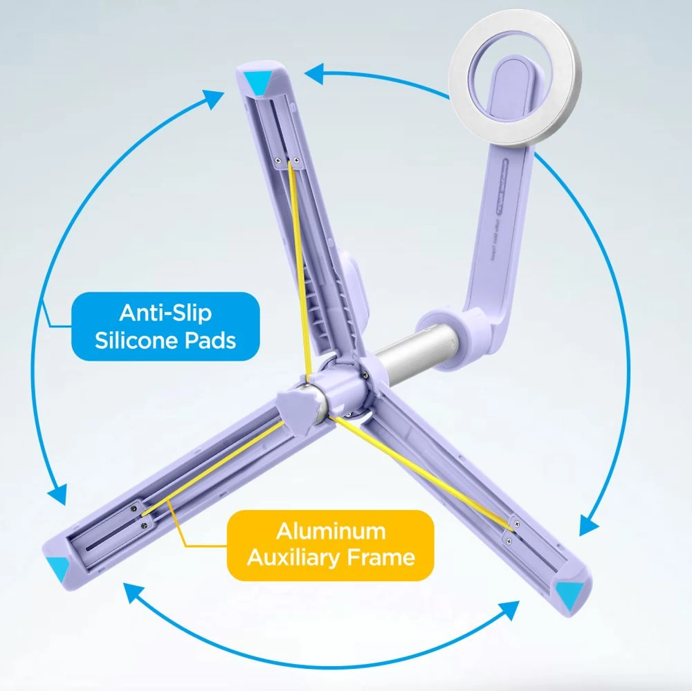 Spigen MagSafe Tripod Selfie Stick, lavender