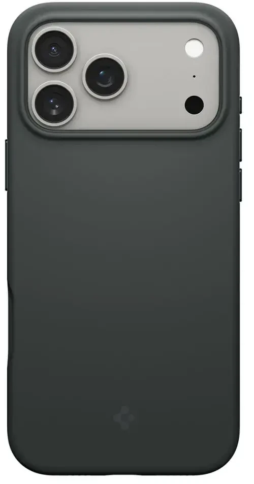 Spigen Silikono „MagSafe“ dėklas skirtas iPhone 17 Pro – žalias