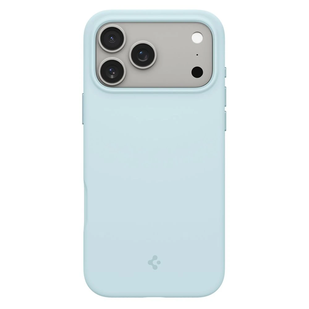 Dėklas Spigen Silicone Fit MagSafe, mute mėlynas - iPhone 17 Pro Max