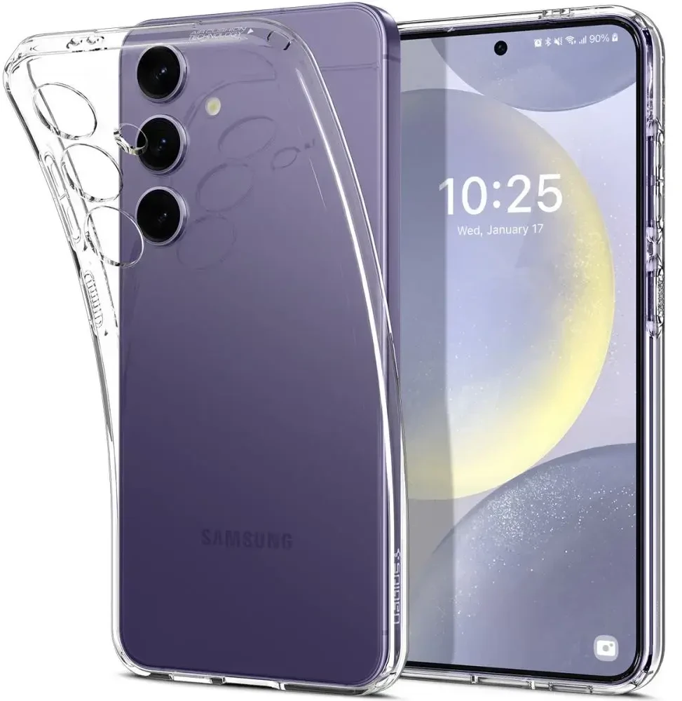 Spigen Skystųjų kristalų dėklas Samsung Galaxy S24 - skaidrus